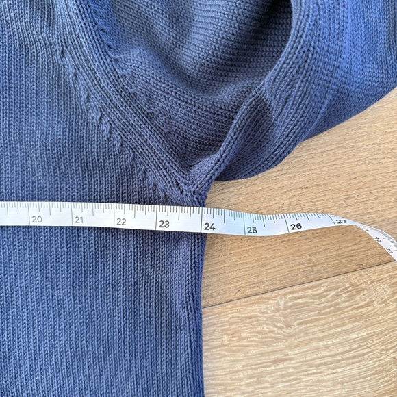 TUCKERNUCK Navy Cotton Americana Sweater | Sz Med - Picture 9 of 12